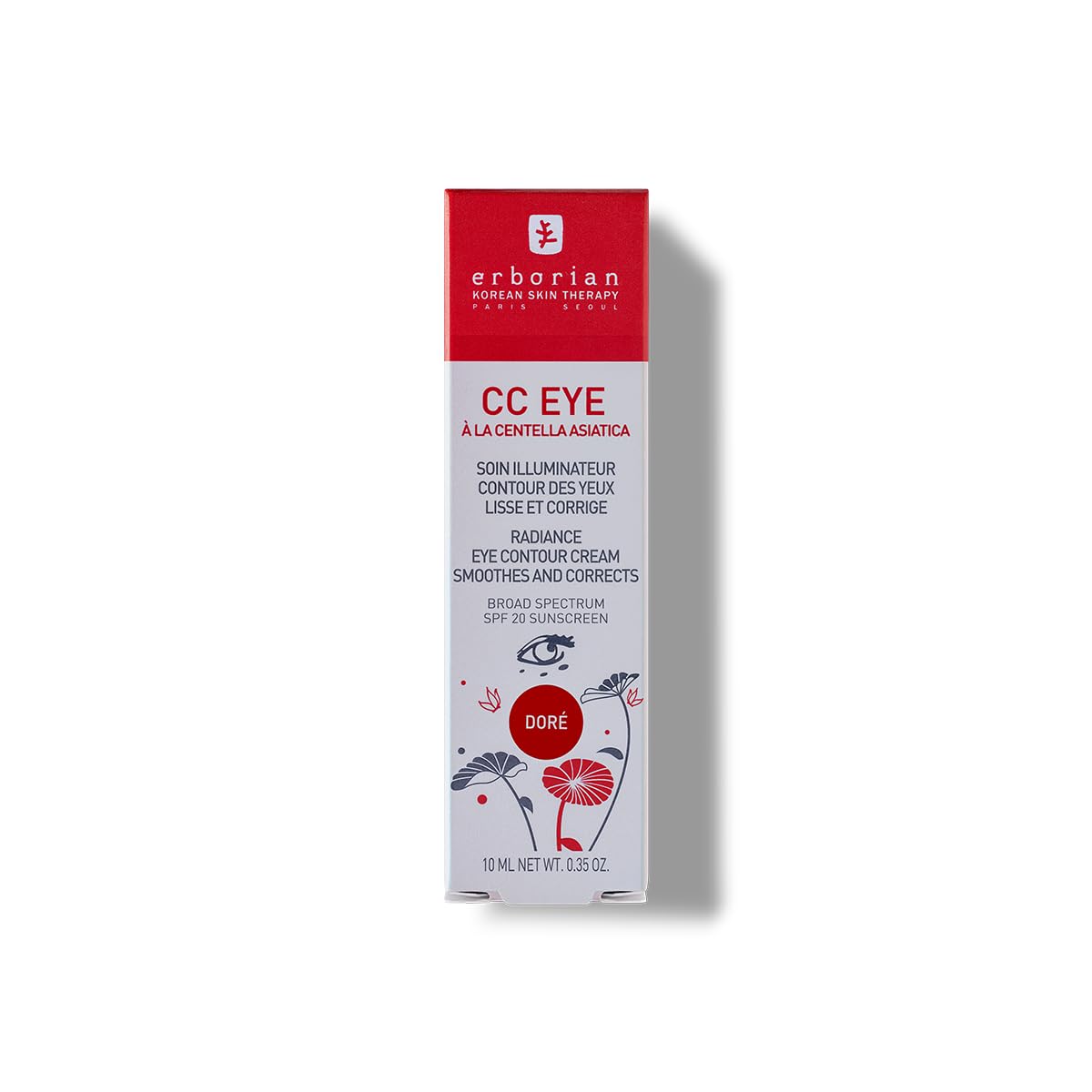 Erborian CC Eye Cream with Centella Asiatica Doré/golden Shade SPF 20 - Corrects Dark Circles 3