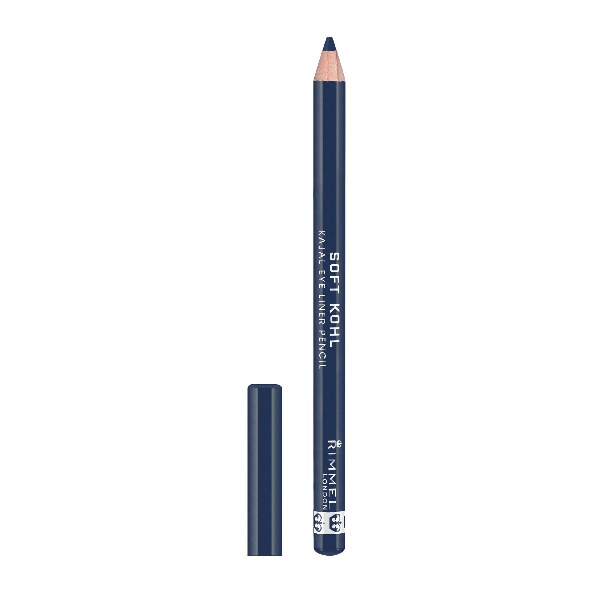 Rimmel Soft Kohl Kajal Professional Eyeliner Pencil, Denim Blue, 1.2g