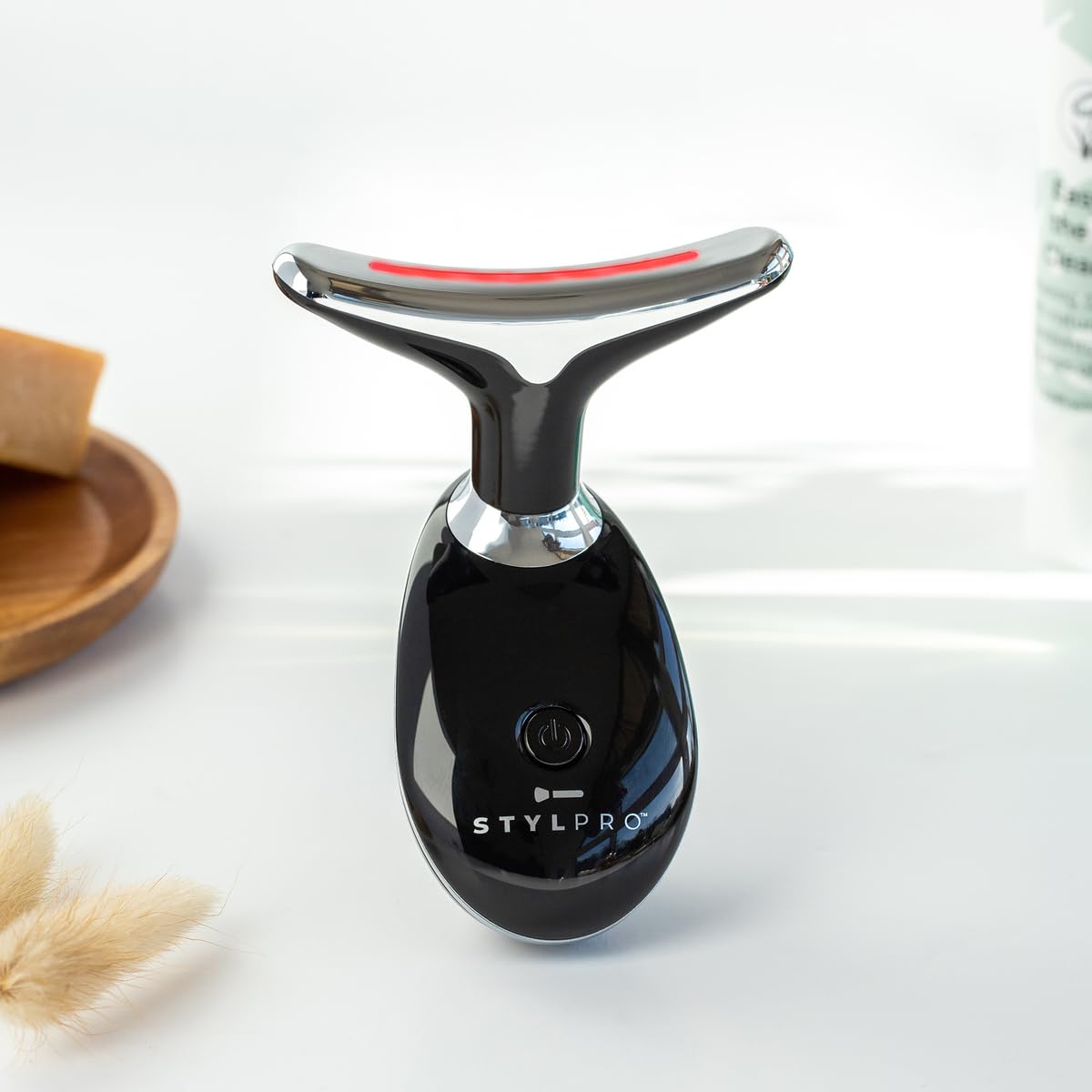 STYLPRO Fabulous Firmer LED Face & Neck Massager with Triple Light Therapy 7