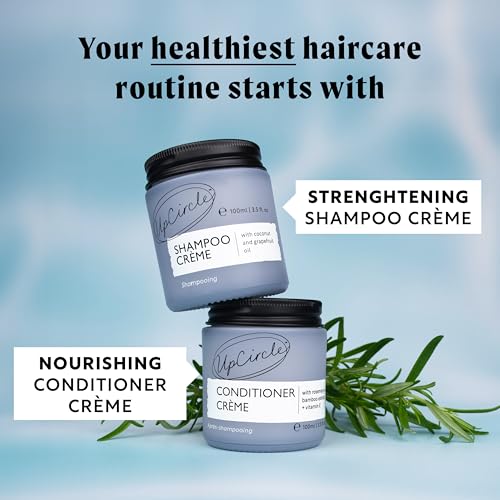 UpCircle Haircare Duo: Rosemary Oil & Coconut Shampoo and Conditioner Crème Set 3
