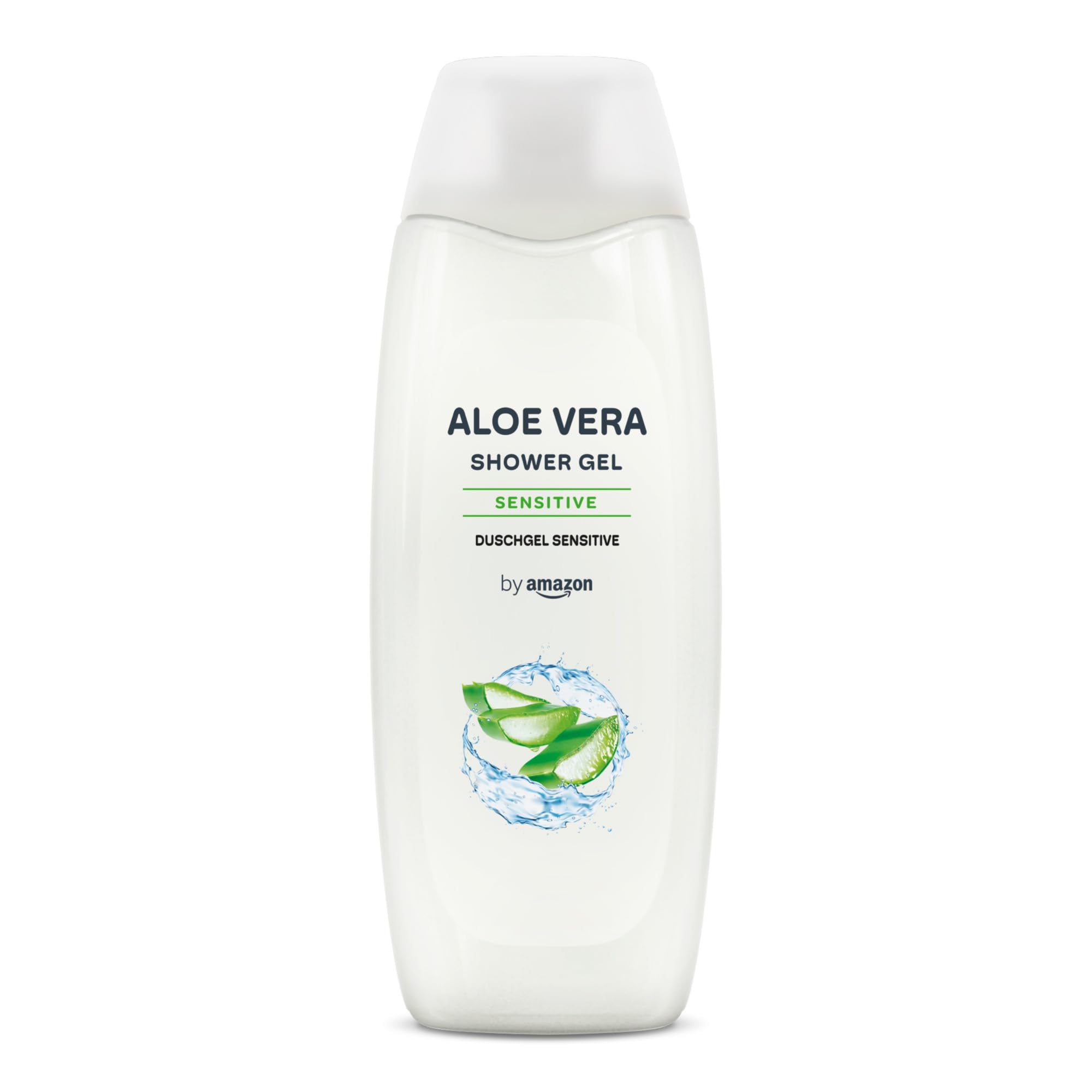 by Amazon Family Aloe Vera Shower Gel for Sensitive Skin, 2 x 500ml Pack