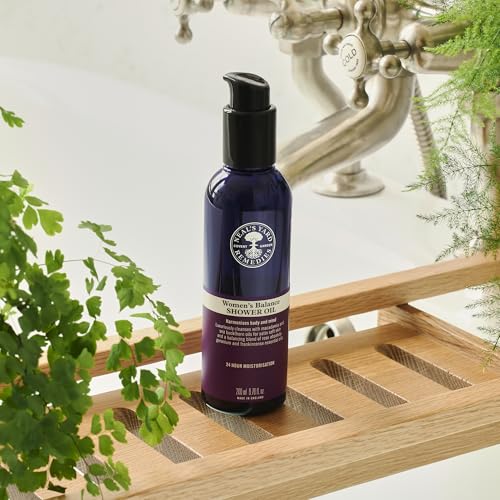 Neal's Yard Remedies Women's Balance Shower Oil - 250g Moisturising Body Care Gift