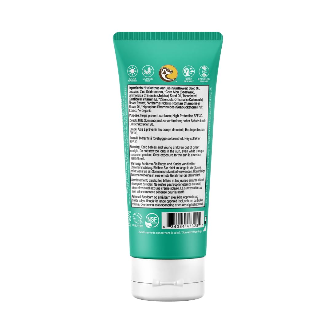 Badger Baby Sunscreen Cream SPF30 Broad Spectrum Water Resistant Zinc Oxide 8