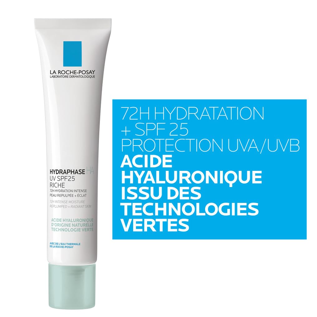 La Roche-Posay Hydraphase UV Riche Moisturising Cream SPF25 for Dehydrated Sensitive Skin 4