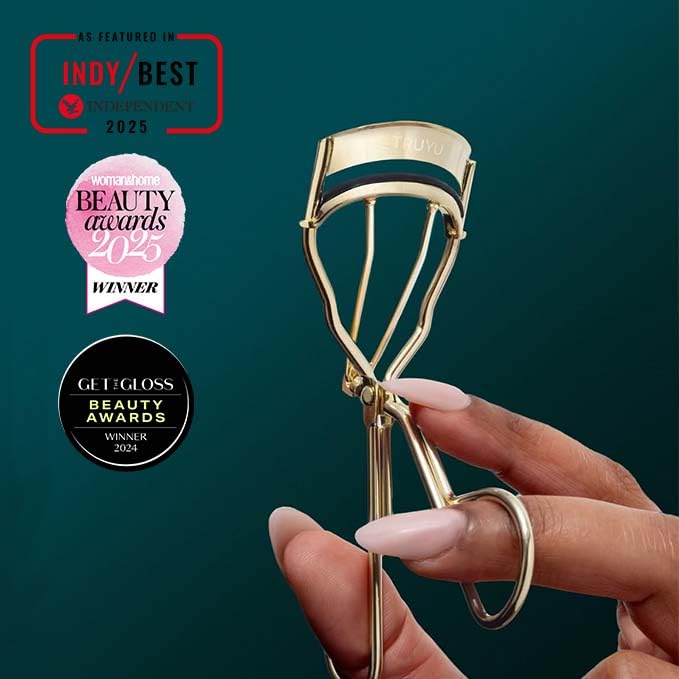 Truyu Curl Wonder® 24-Carat Gold-Plated Eyelash Curler with Higher Arch 5