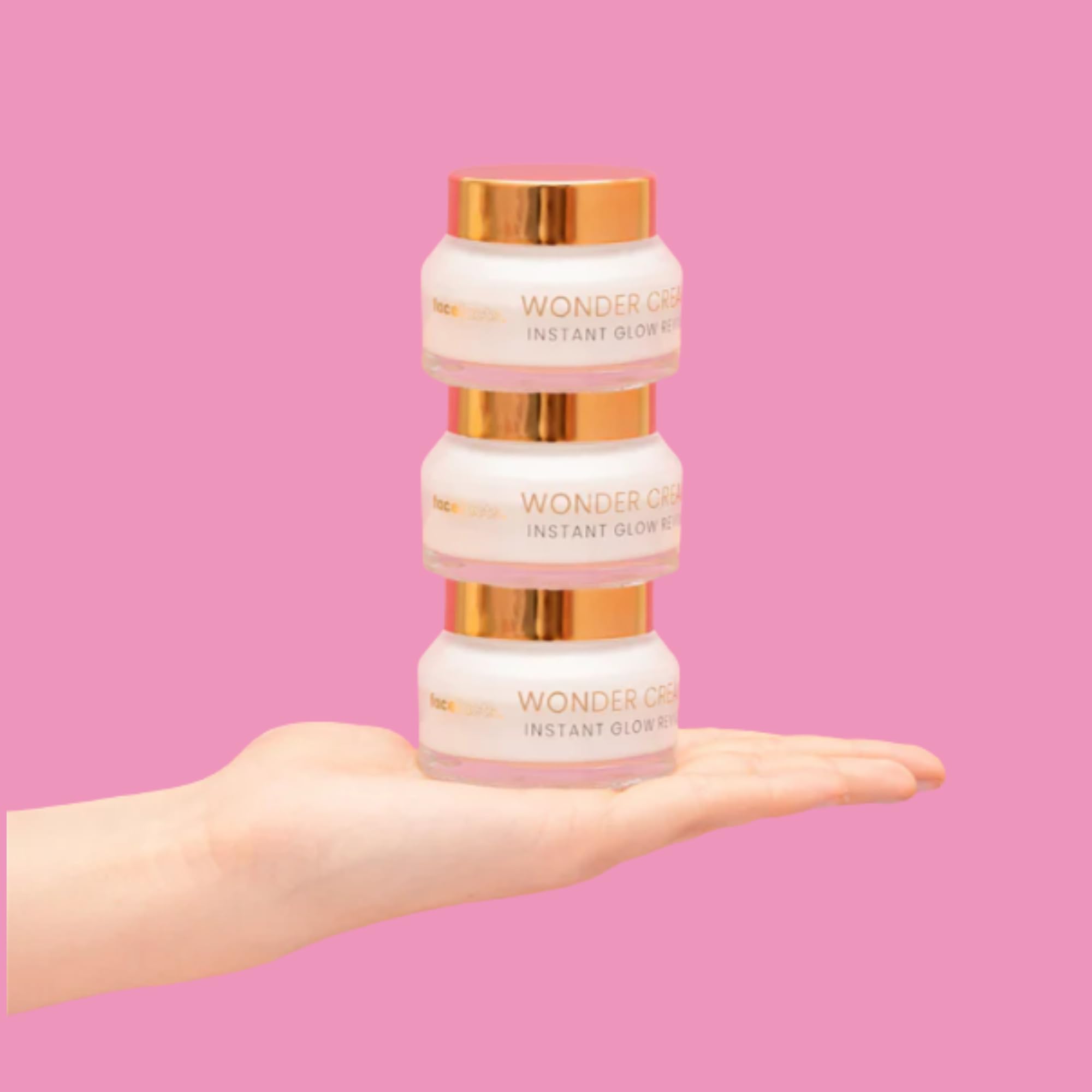 Face Facts Wonder Cream 50ml | Instant Glow Reviver with Peptides, Vitamin C & Niacinamide 5