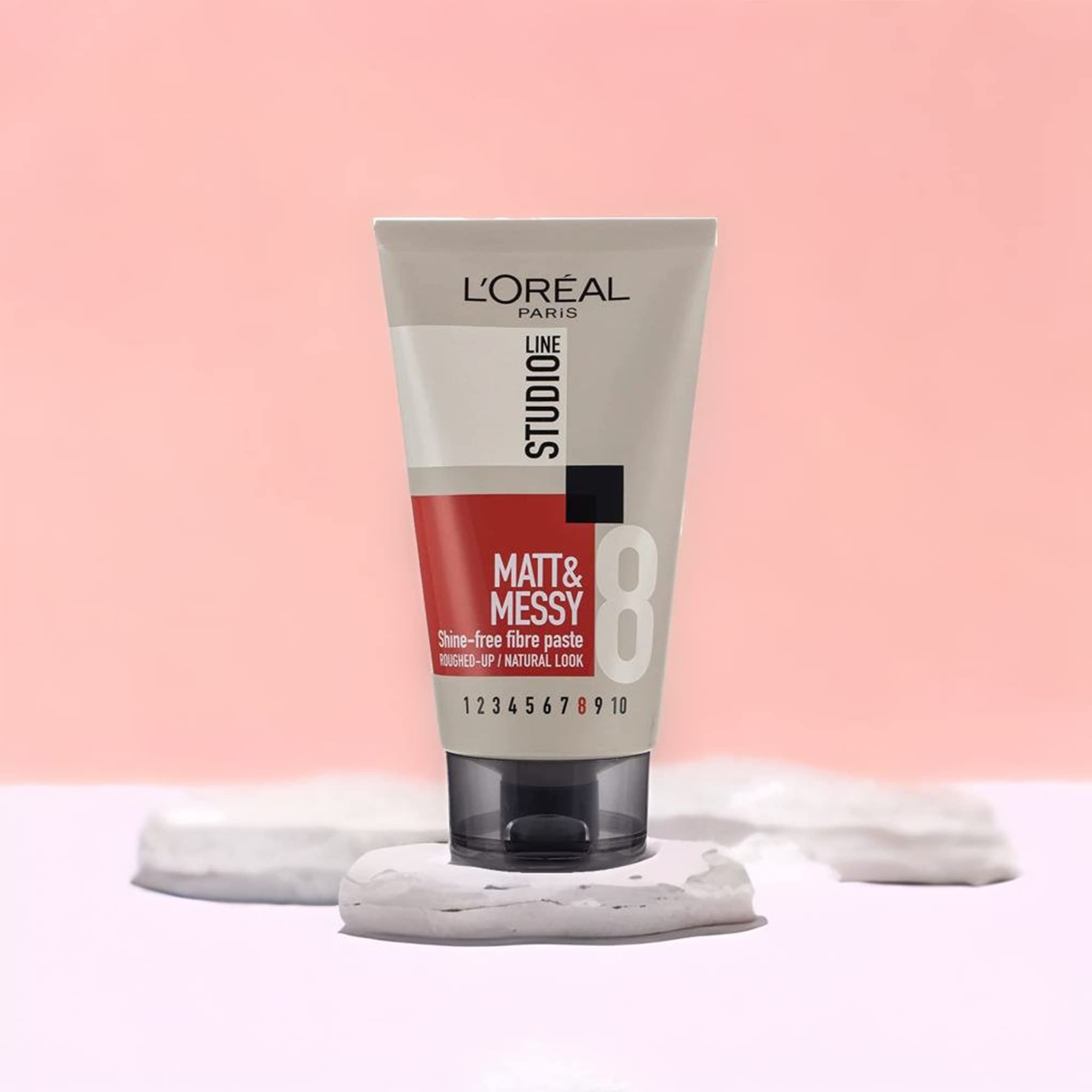 L'Oréal Studio Line Matt Messy Hair Rough Paste, 150ml for Natural Matte Finish 8