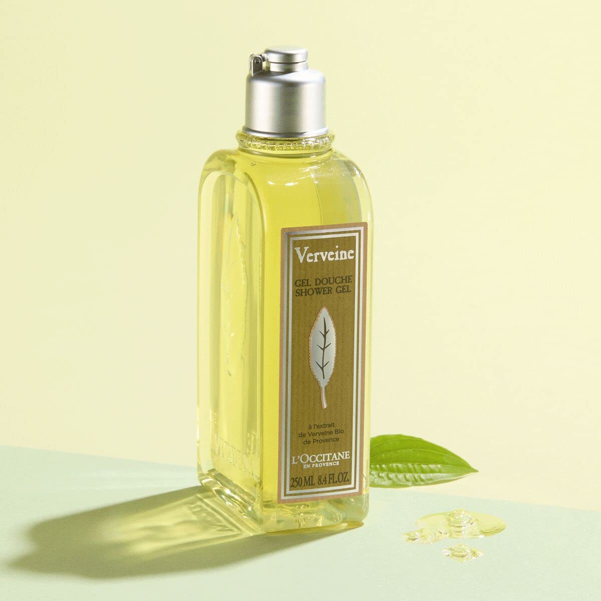 L'OCCITANE Verbena Duschgel 250 ml | Zitrusduft | Vegan &amp; zu 99 % biologisch abbaubar | Premium &amp; Clean Beauty für alle Hauttypen