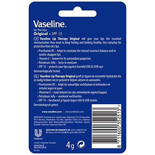 Vaseline Lip Therapy Original Lippenbalsam, 4 g