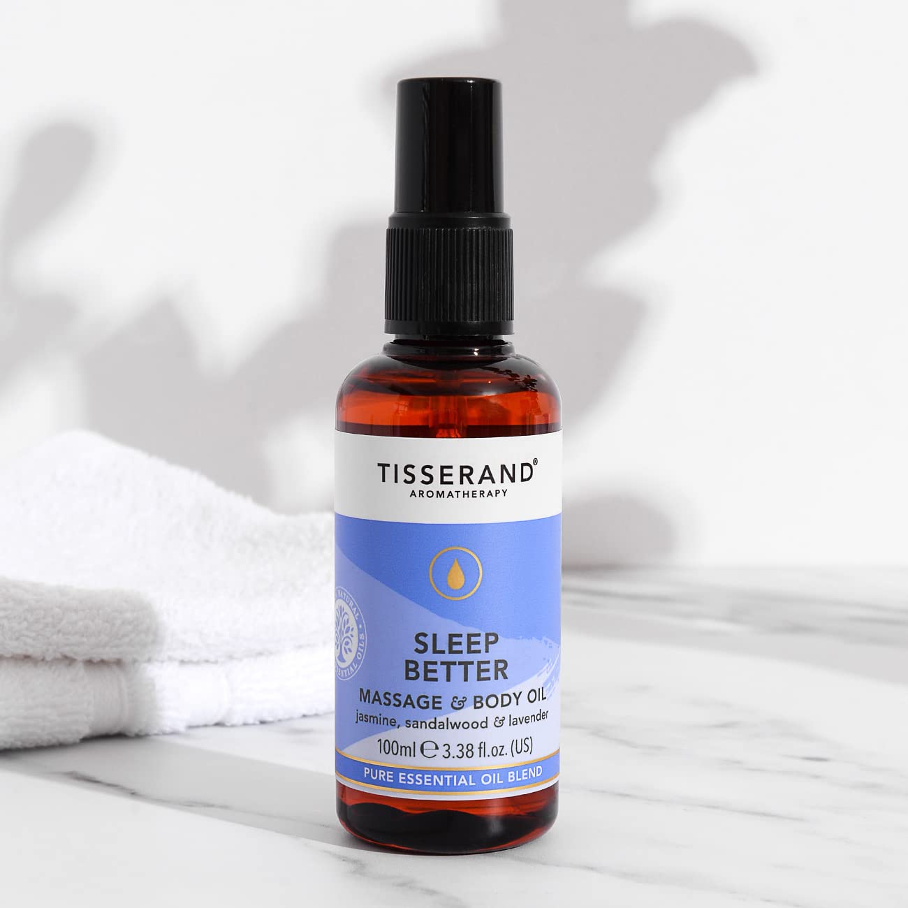 Tisserand Aromatherapy Sleep Better Massage and Body Oil with Jasmine, Sandalwood & Lavender, 100 ml 3