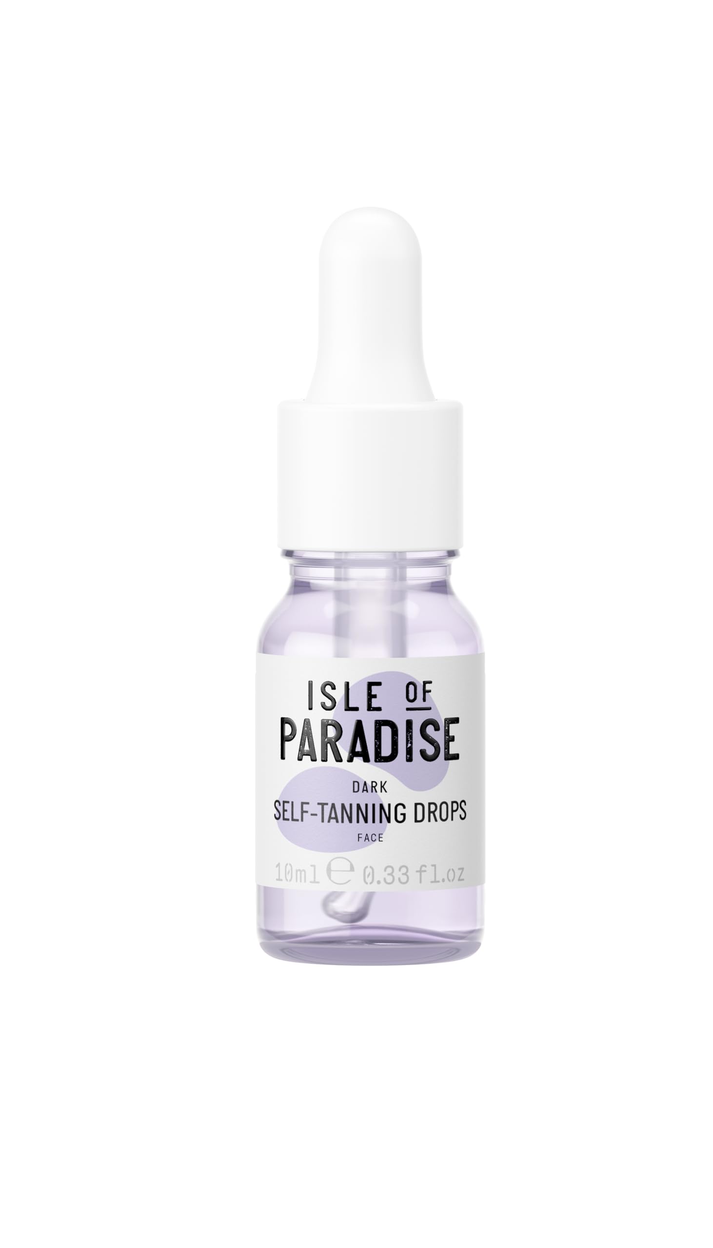Isle of Paradise Dark Self-Tanning Face Drops with Violet Color Correcting Actives (10 ml)