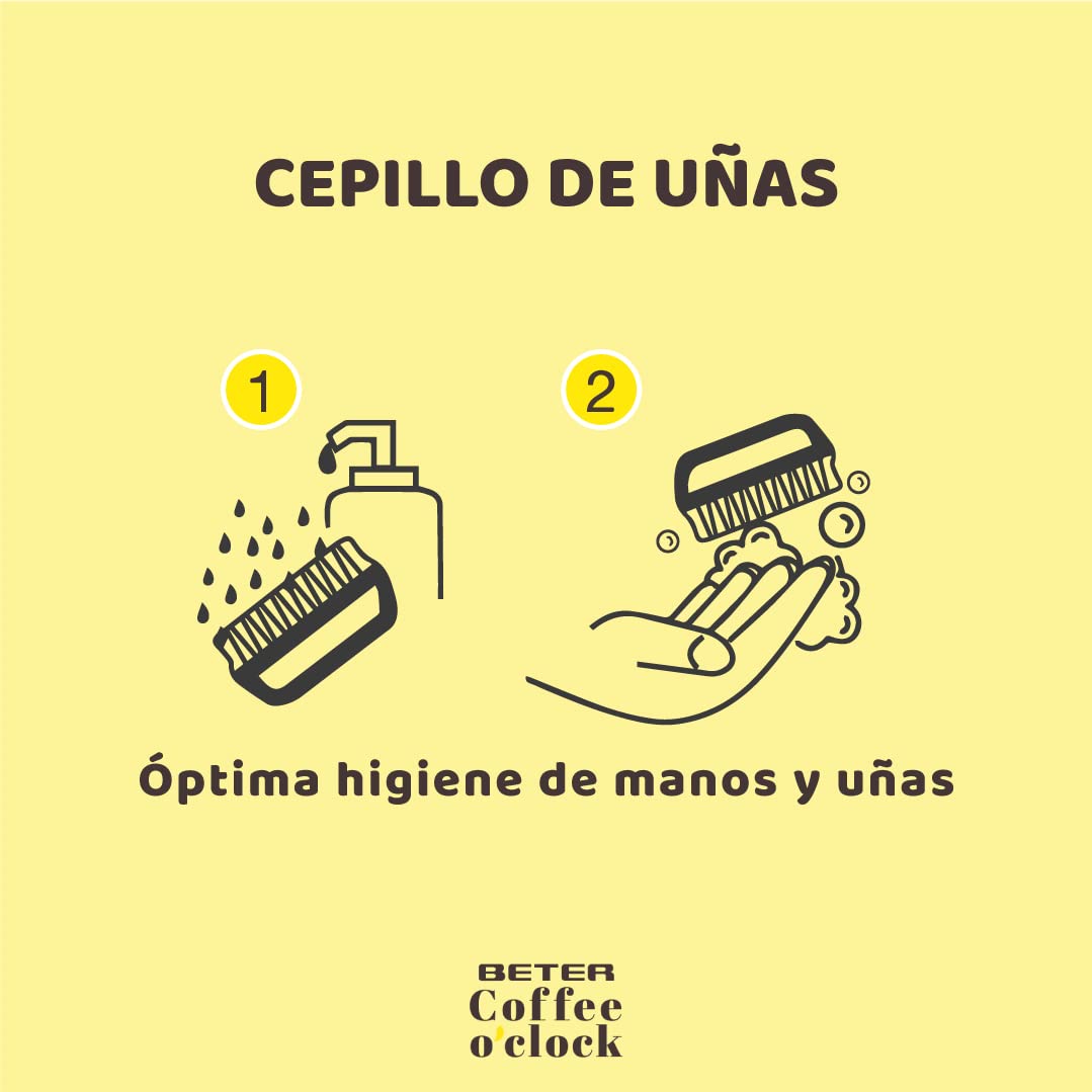 Beter Nail Brush with Handle - Recycled Plastic, Cruelty Free & Vegan Friendly 3