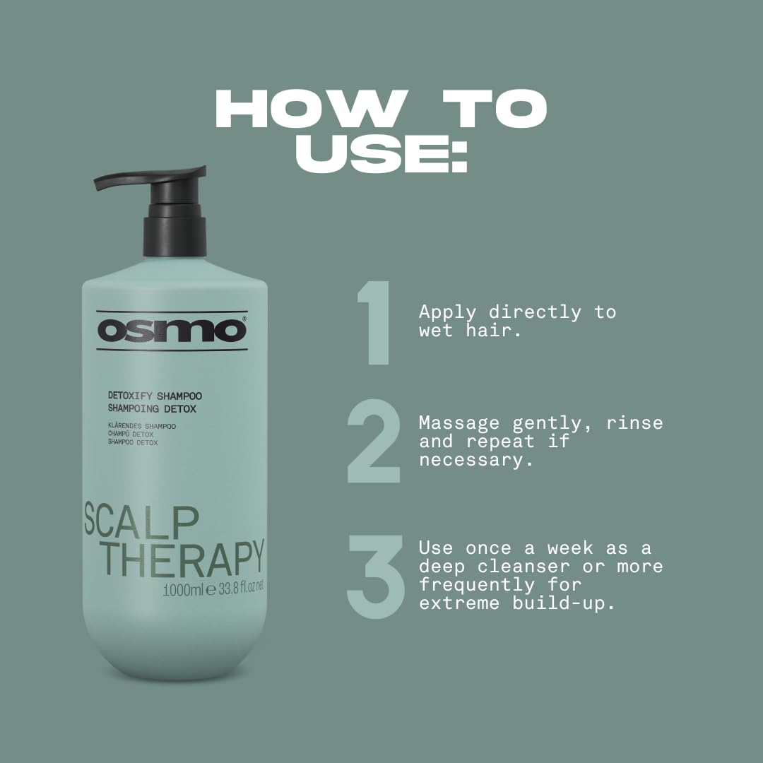 OSMO Scalp Therapy Detoxify Shampoo | Clarifying Cleanser for All Hair Types 3