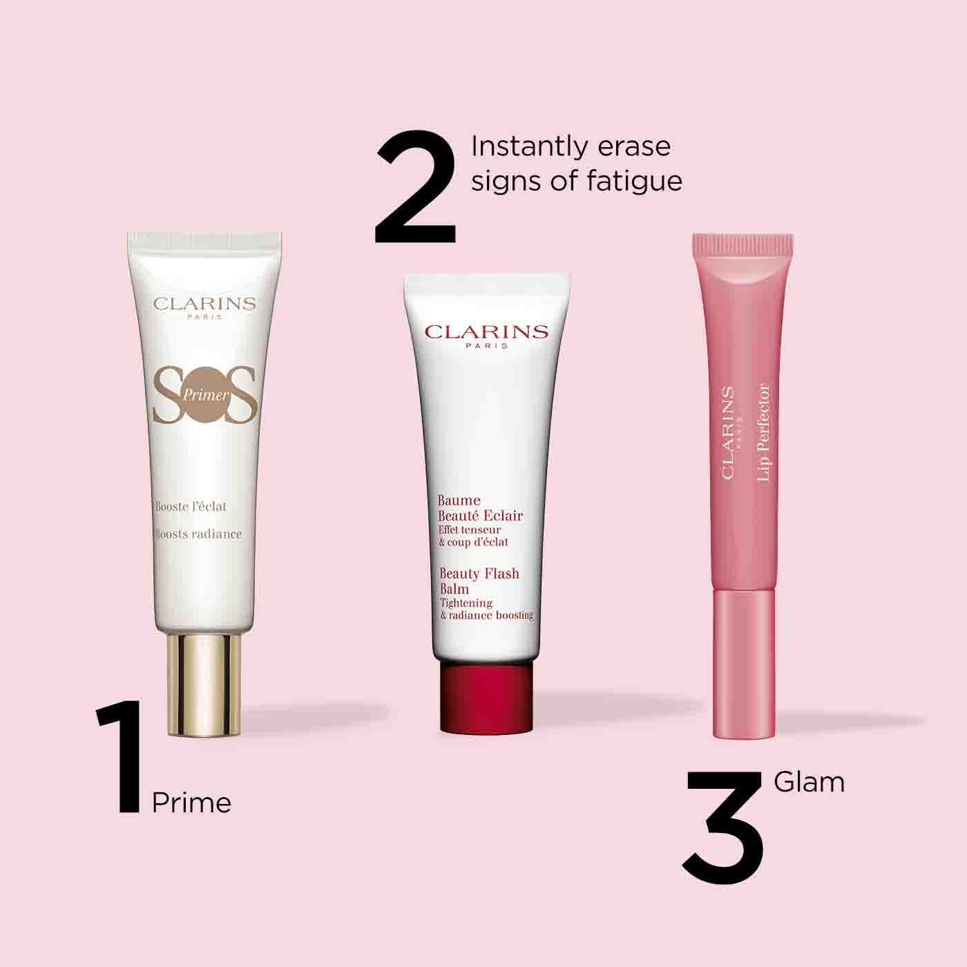 Clarins Lip Perfector 01 Rose Shimmer 12 ml 6