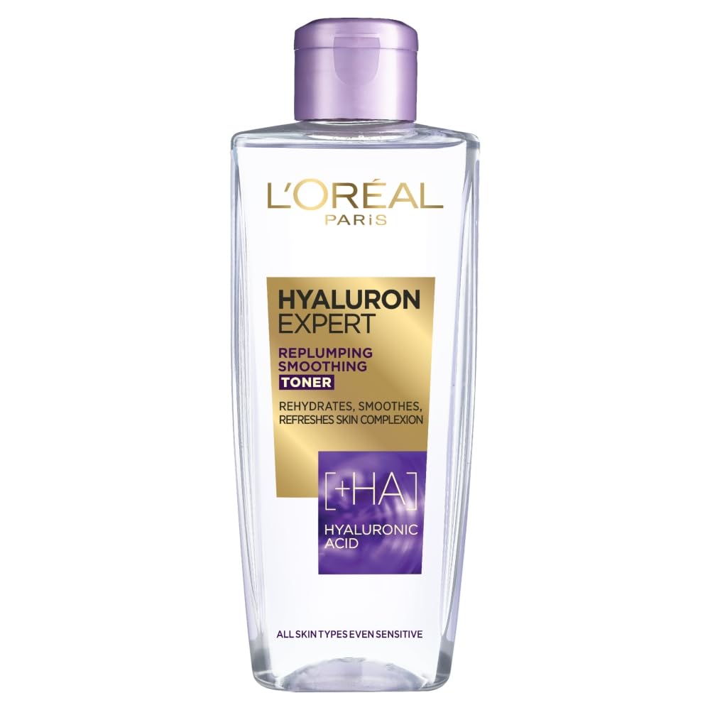 L'Oréal Paris Hyaluron Expert Replumping Toner with Hyaluronic Acid for Hydration