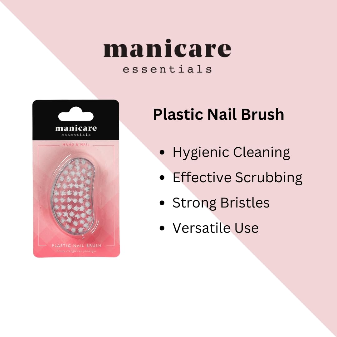Manicare Plastic Nail Brush for Hygienic Hand and Nail Cleaning 4