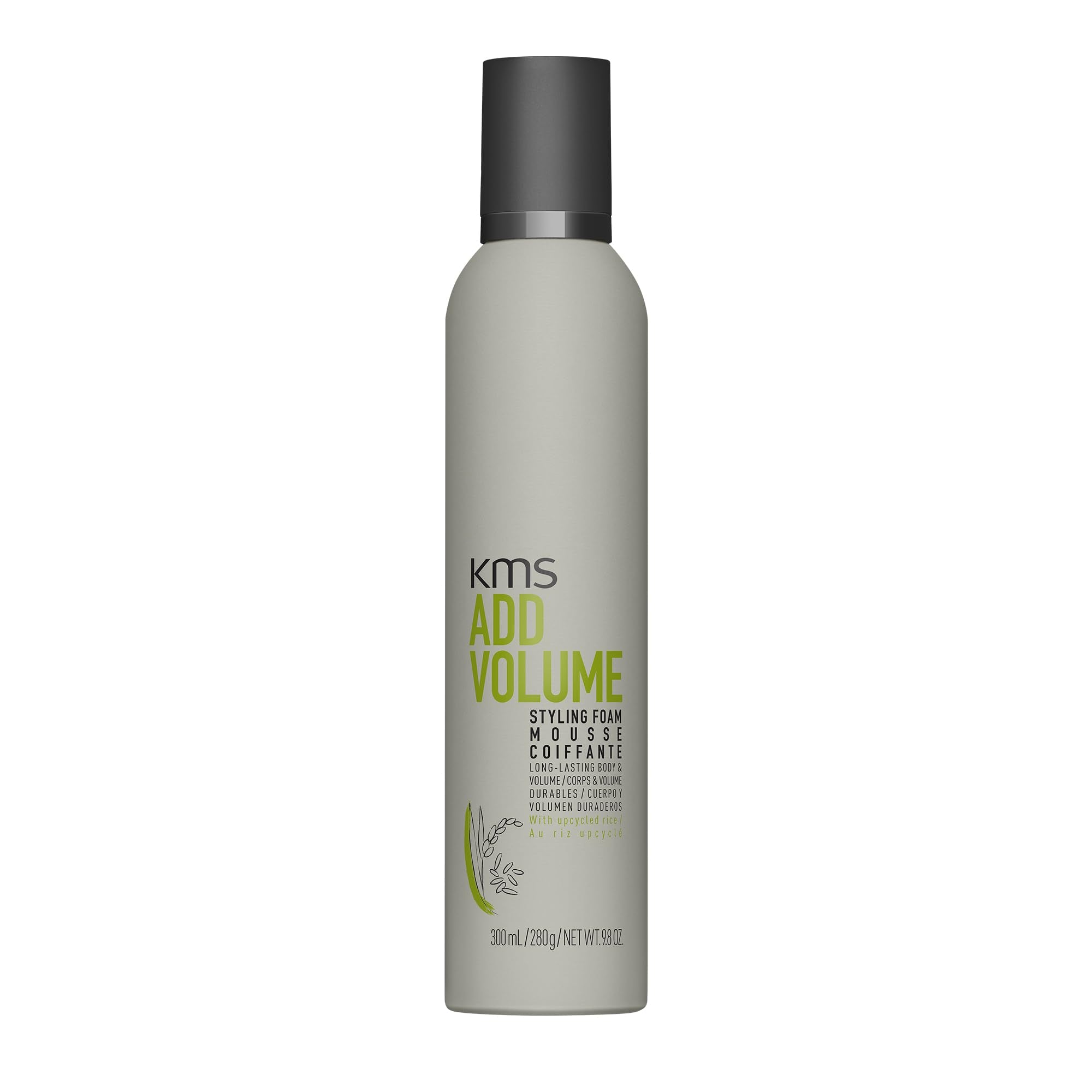 KMS AddVolume Styling Foam for Long Lasting Body and Style, All Hair Types