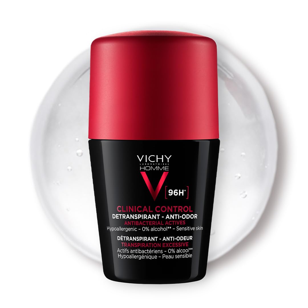 VICHY Homme Clinical Control 96HR Protection Anti-Perspirant Roll-On Deodorant 4