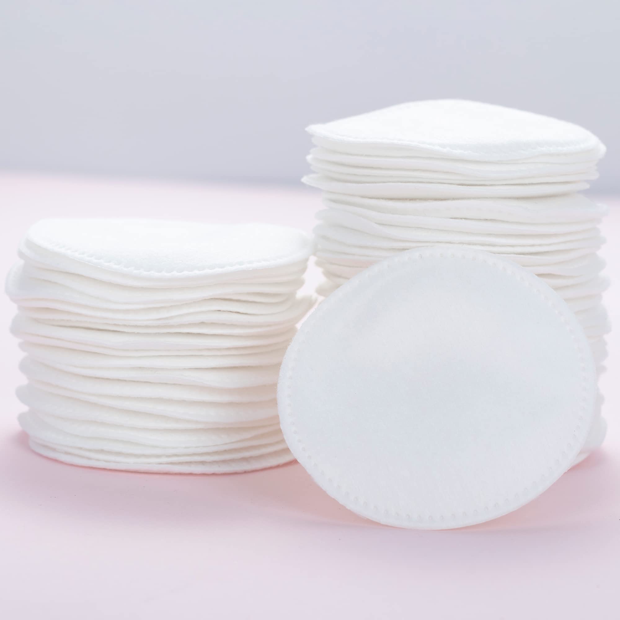1ABOVE 240-Pack Round Cotton Wool Pads: 100% Pure Cotton for Gentle Facial Cleansing & Makeup Removal