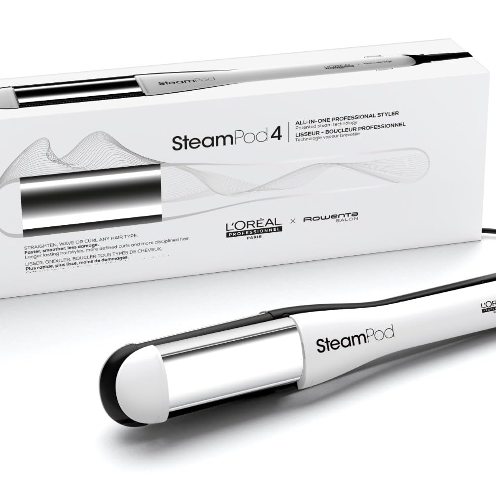 L'Oréal Professionnel Steam Hair Straightener & Styling Tool for All Hair Types
