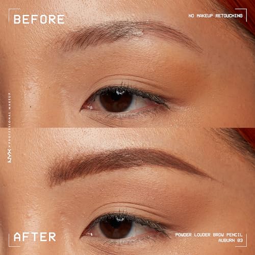 NYX Professional Makeup Powder Louder Brow Pencil - Buildable Shades with Thickening Micro-Fibres 9