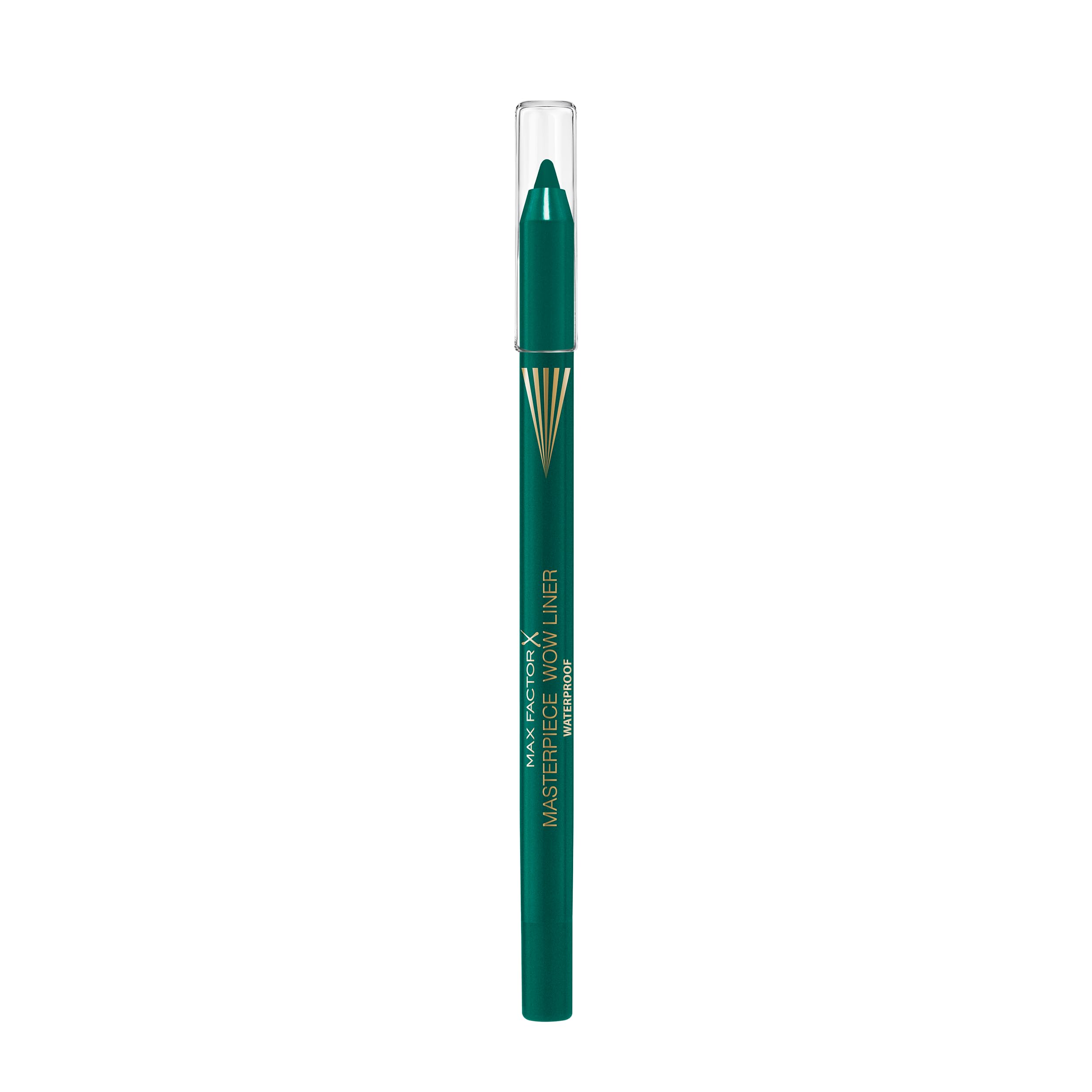 Max Factor Masterpiece Wow Liner - 600 Emerald Green, 24-Hour Waterproof Eyeliner