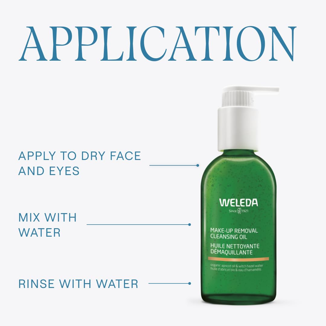 Weleda Make-Up Remover Cleansing Oil with Witch Hazel for Face & Eyes 3