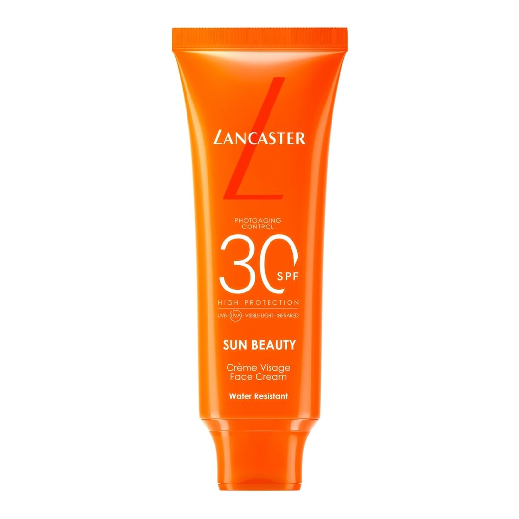 Lancaster Sun Beauty Face Cream SPF30 for Photoaging Control, Broad Spectrum Protection 50ml