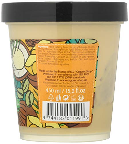 Organic Shop Body Desserts Caramel Cappuccino Firming Body Cream, 450 ml 5