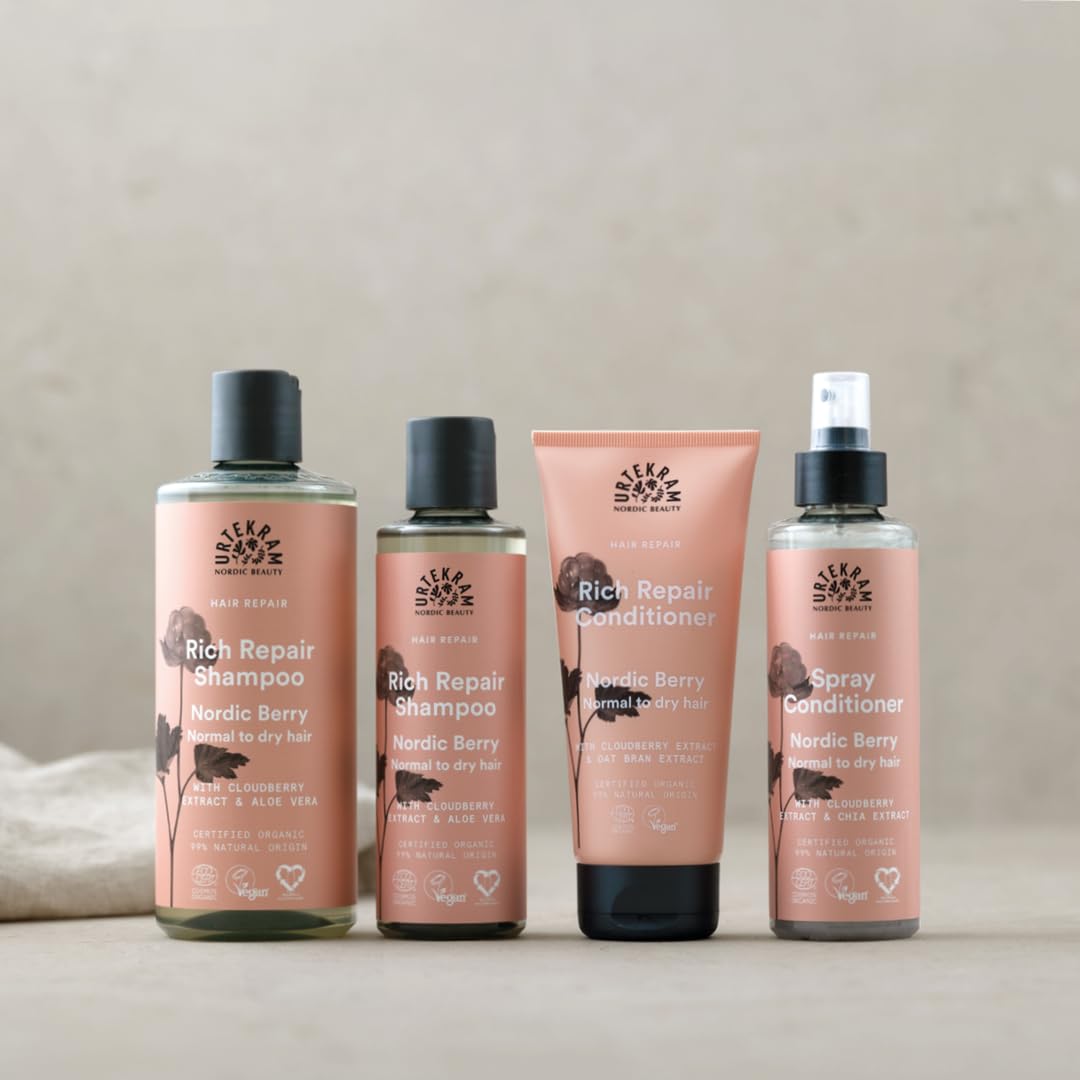 Urtekram Nordic Berry Leave-In Spray Conditioner für normales bis trockenes Haar 5