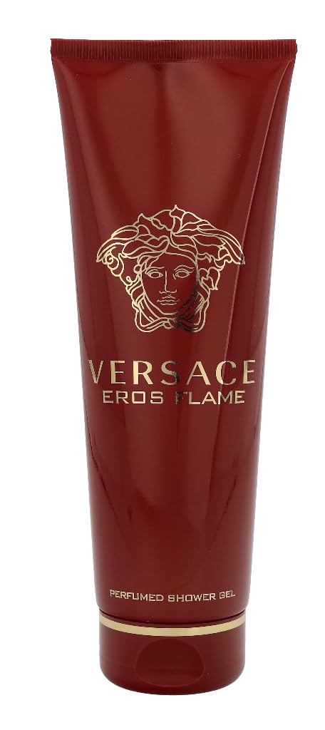 Versace Eros Flame Perfumed Shower Gel for Men, 250ml