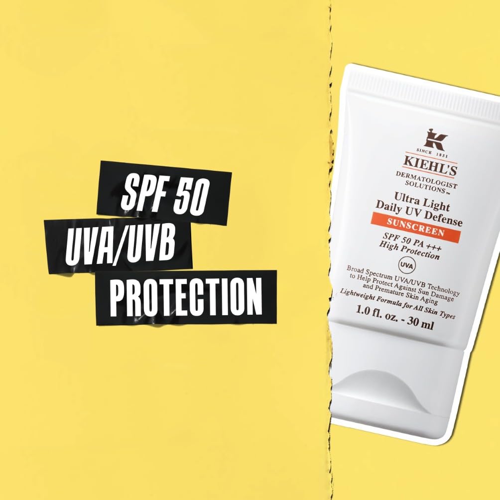 Kiehl’s Ultra Light Daily UV Defence SPF 50 PA++++ Facial Sunscreen 3