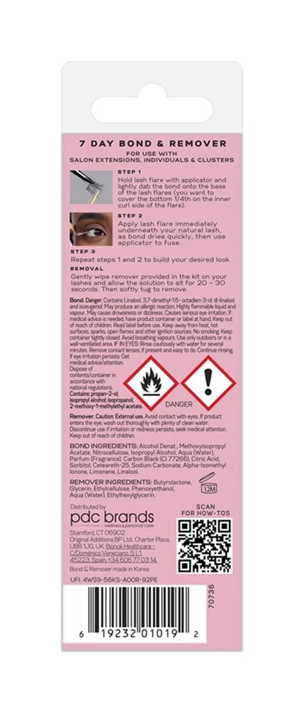 Eylure Underlash Bond & Remover Kit for 7-Day Secure Hold