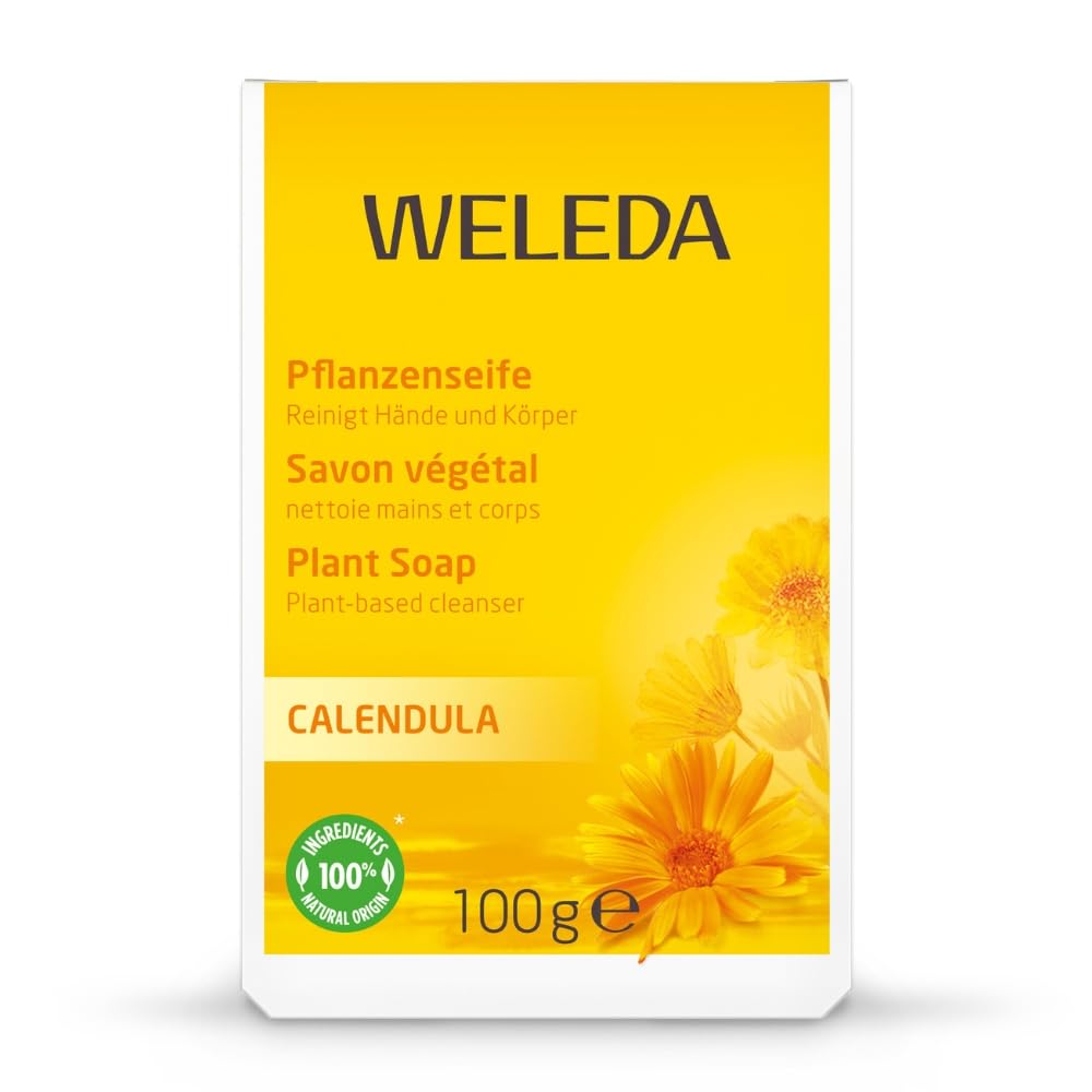 Weleda Calendula Soap 100g - Gentle Vegetable Soap for Sensitive Skin