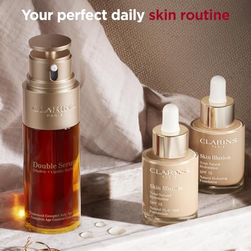 CLARINS Skin Illusion Foundation SPF15, Shade 110 Honey, 30ml 9