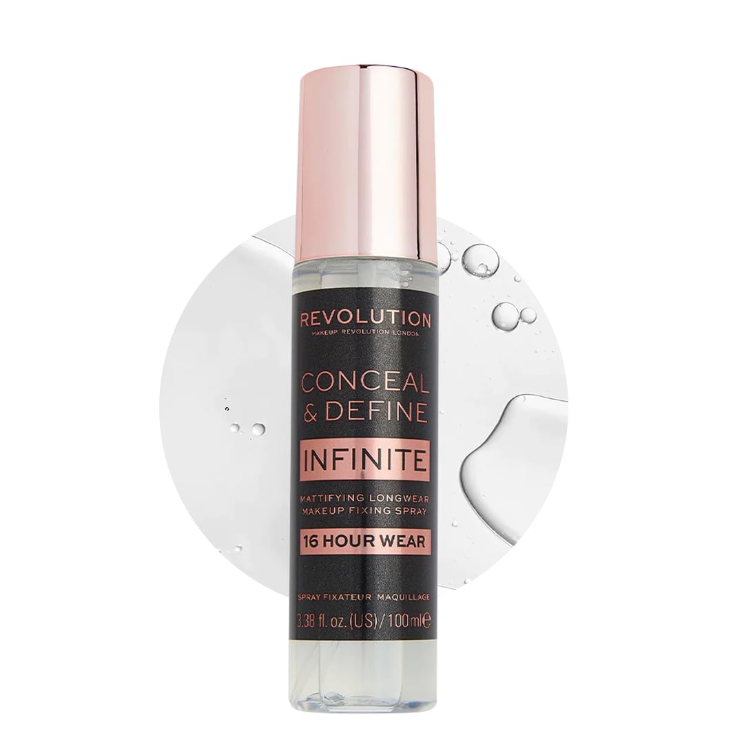 Revolution Beauty London Conceal & Define Infinite Mattifying Longwear Fixing Spray