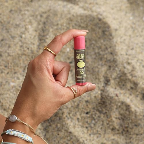 SUN BUM SPF 30 Pomegranate Lip Balm with Aloe and Vitamin E, Broad Spectrum 3
