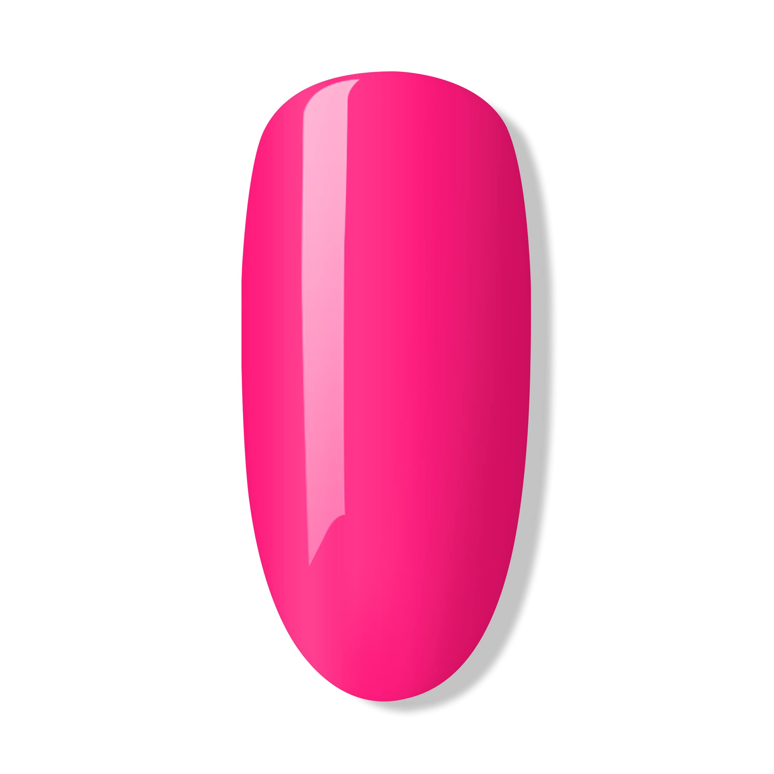 BLUESKY Gel Nail Polish - Shocking Pink Neon12, 10ml, Long Lasting & Chip Resistant