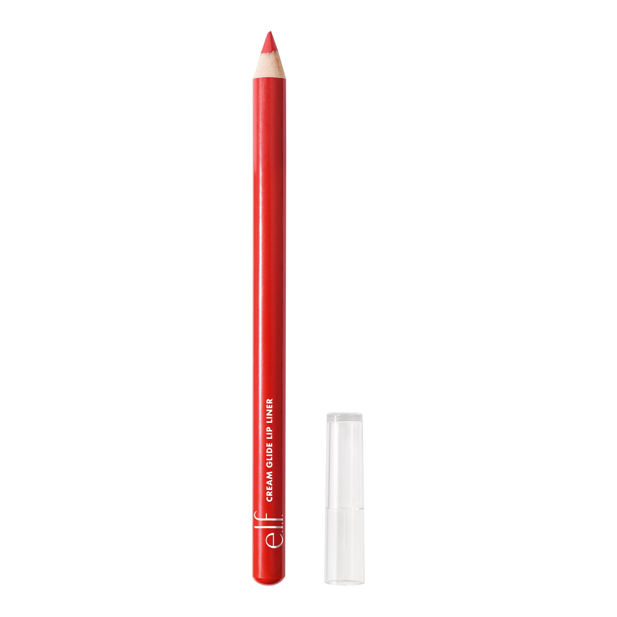 e.l.f. Cream Glide Lip Liner - High Pigment, Semi-Matte Finish (Red Receipt)