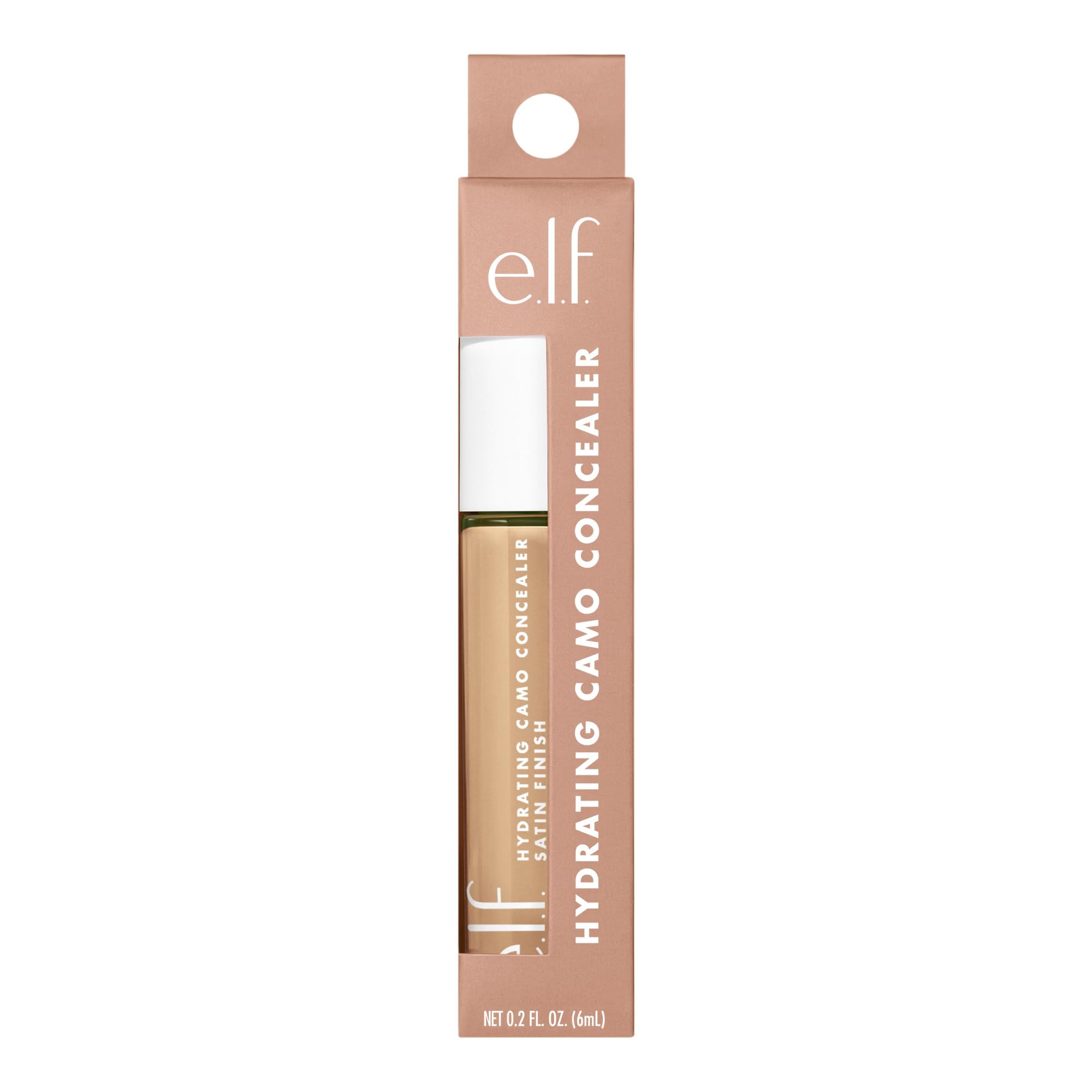 e.l.f. Hydrating Satin Camo Concealer - Medium Golden | High Coverage 6