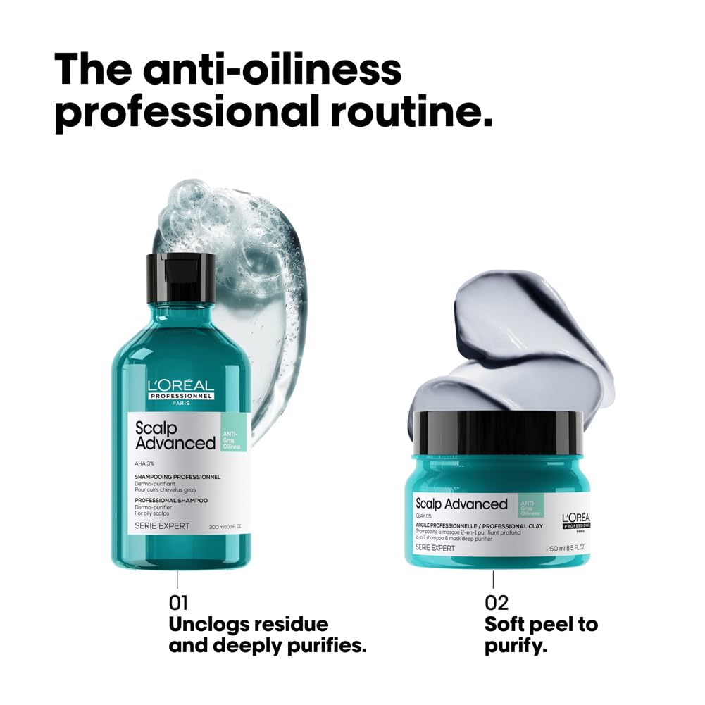 L'Oréal Professionnel Scalp Advanced Professional Clay Anti-Oilness Treatment 4