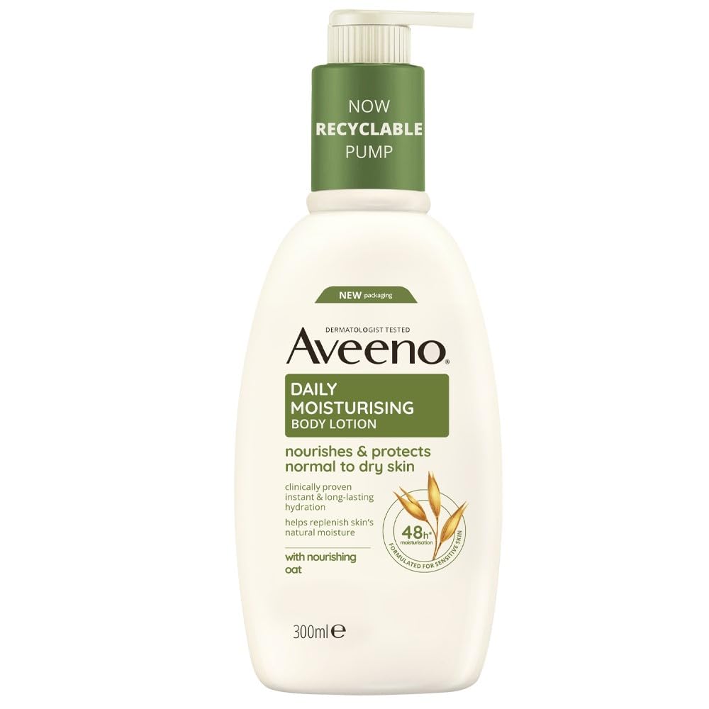 Aveeno Daily Moisturising Body Lotion 300ml for Dry and Sensitive Skin