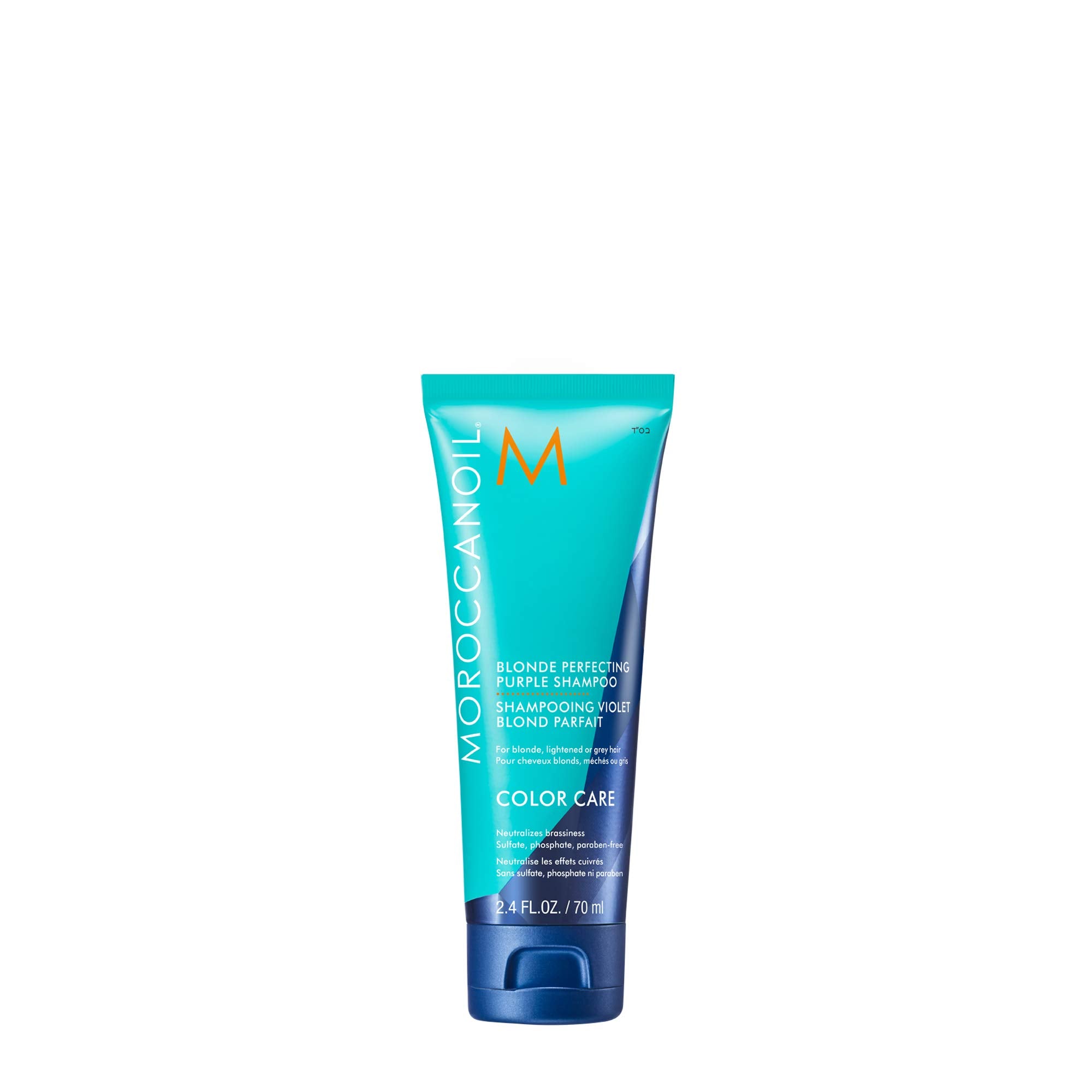 Moroccanoil Blonde Perfecting Purple Shampoo for Blonde, Grey, and Lightened Hair 70 ml