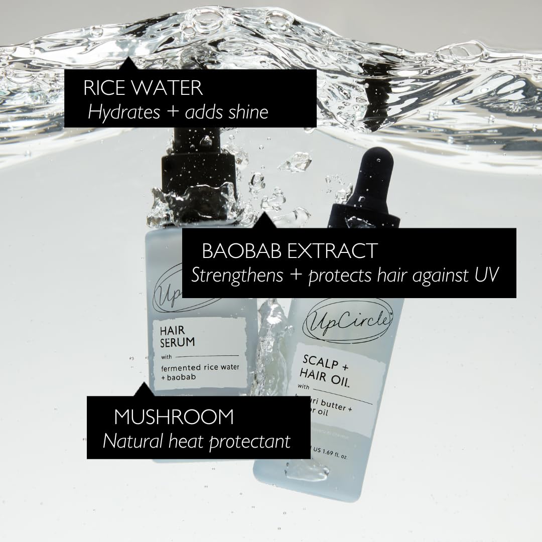 UpCircle Hair Serum 50ml with Fermented Rice Water & Baobab Extract 5