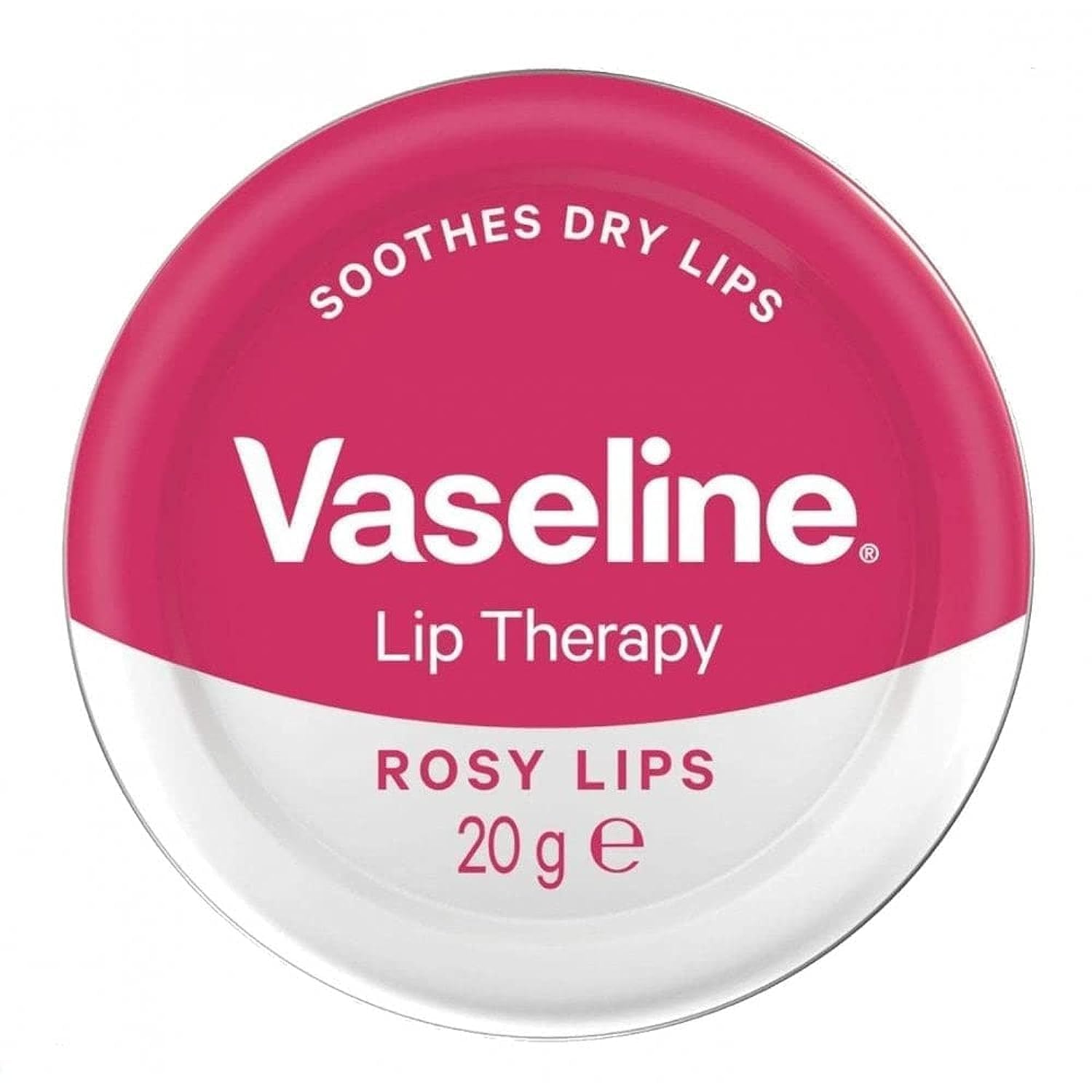 Vaseline Lip Therapy Rosy Lips Balm Tin with 3x Purified Petroleum Jelly