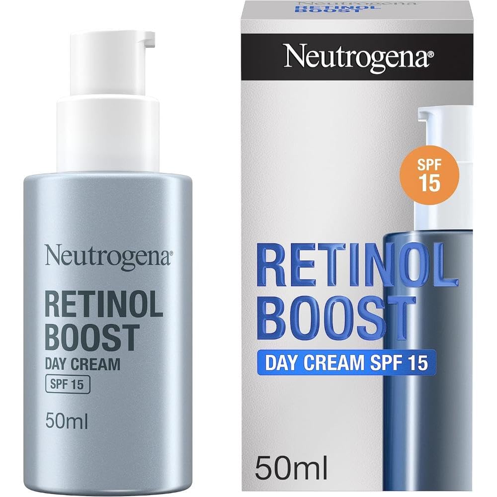 Neutrogena Retinol Boost Day Face Cream SPF 15 with Hyaluronic Acid, 50ml