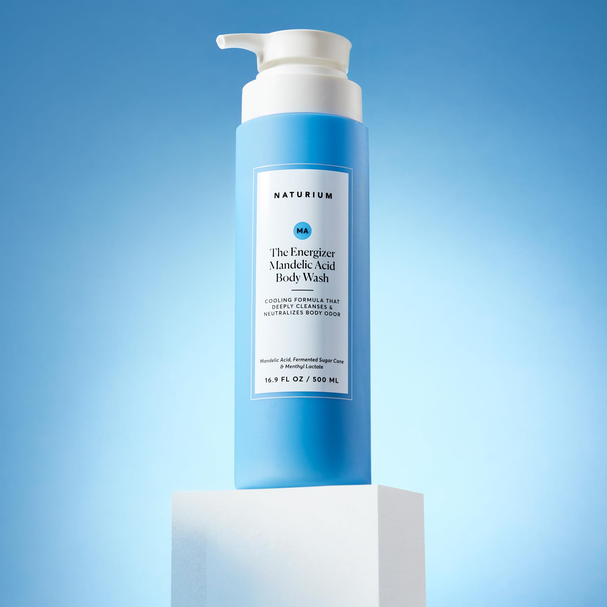 Naturium The Energizer Body Wash with Mandelic Acid, Cooling & Refreshing, 16.9 OZ 3