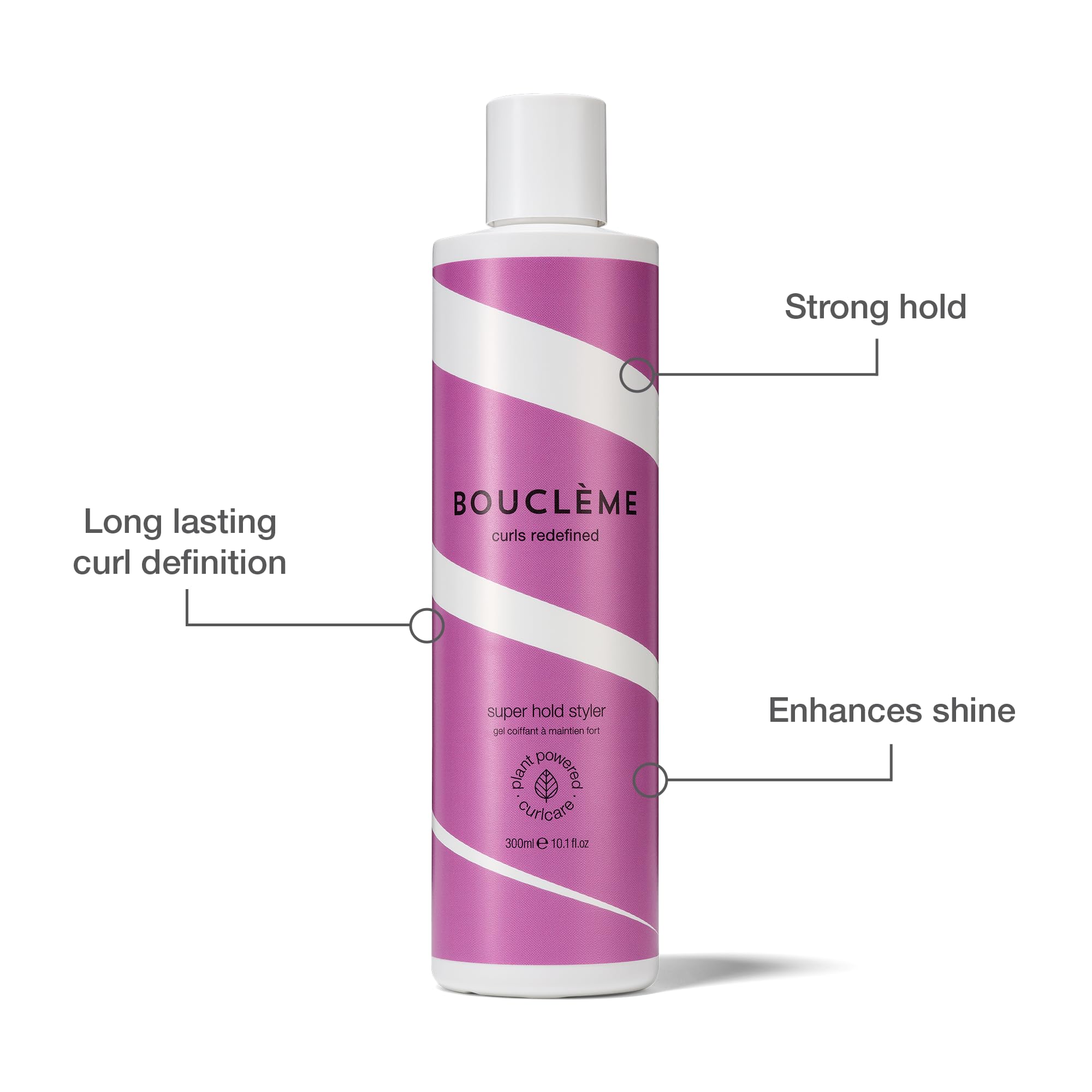 Bouclème - Super Hold Styler - Lockenverstärkendes Haarstyling-Gel - 99% Natur