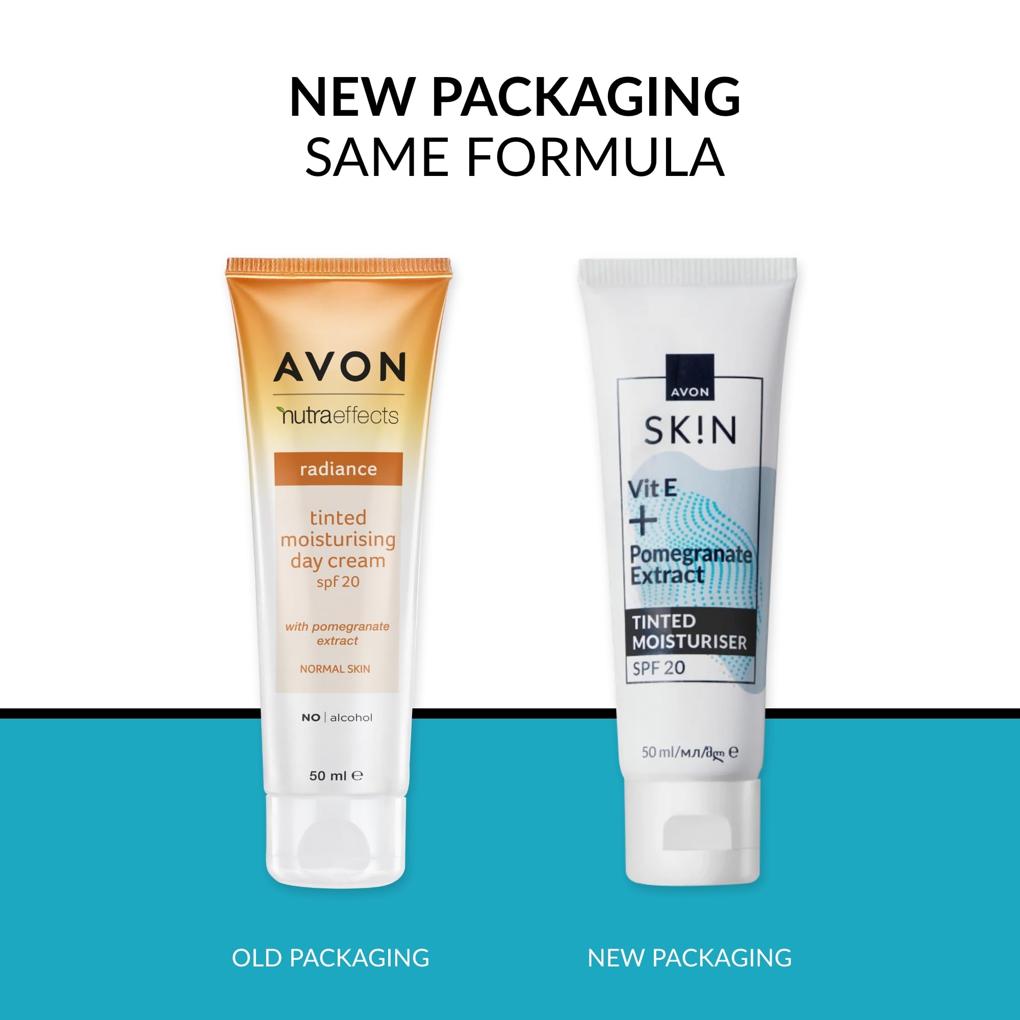 Avon Nutra Effects Radiance Tinted Moisturising Day Cream Duo SPF20, 50ml 6