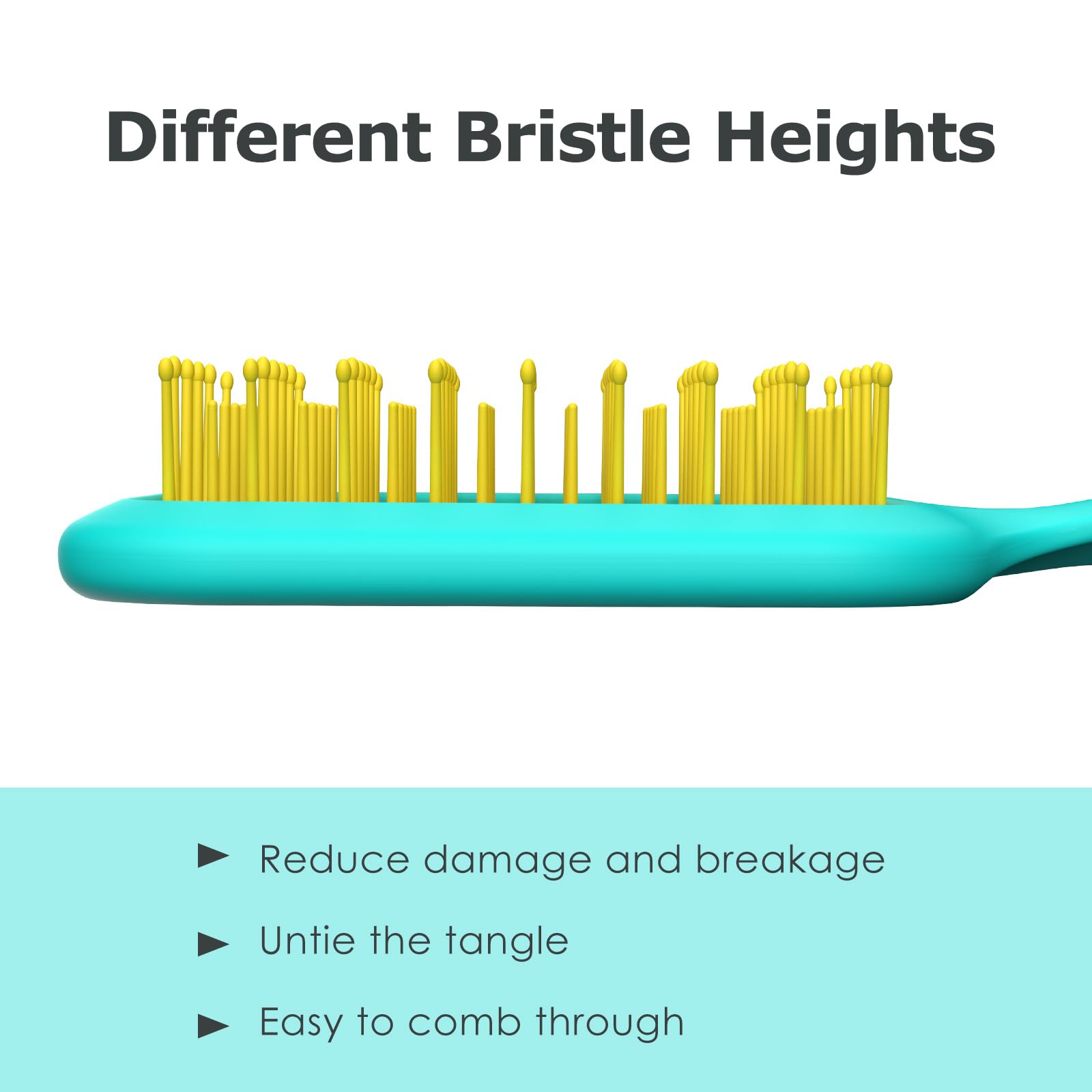 SHINLEA Detangler Hairbrush for Wet & Dry Hair with Vented Design 3